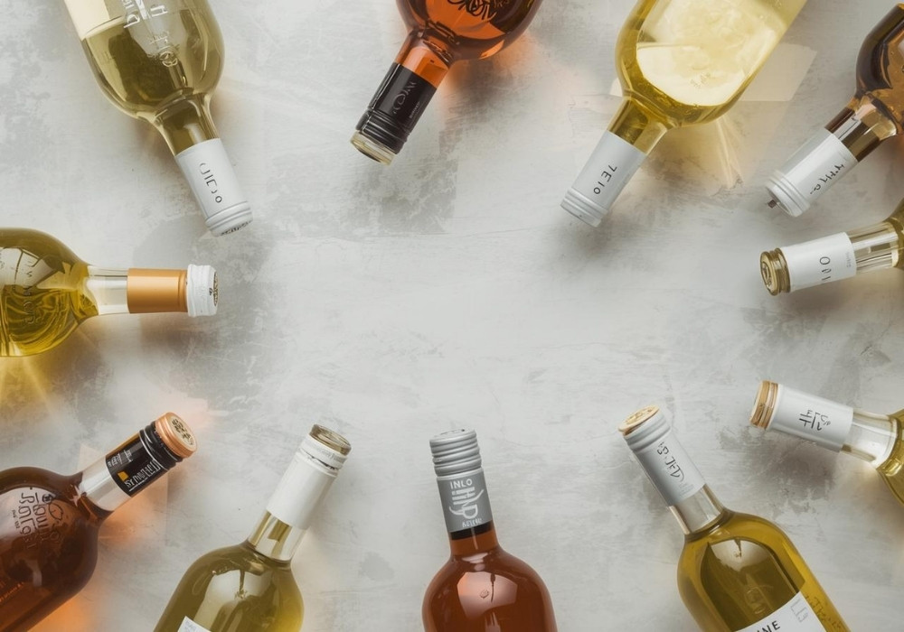 alkoholfreie Weinflaschen für Schwangerschaft